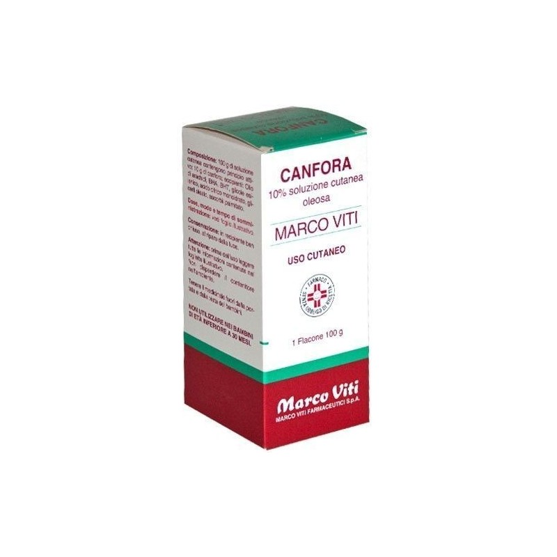 Marco Viti Canfora 10% Soluzione Cutanea Oleosa 100 G - Farmaci per dolori muscolari e articolari - 030325029 - Marco Viti - ...
