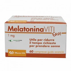 Marco Viti Melatonina Viti Fast 1 Mg 60 Compresse - Integratori per umore, anti stress e sonno - 933532677 - Marco Viti Farma...