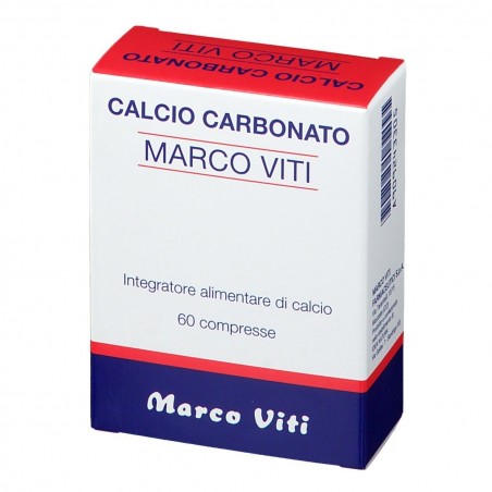 Marco Viti Integratore Di Calcio Carbonato 60 Compresse Marco Viti - 1 Marco Viti Integratore Di Calcio Carbonato 60 Compresse Marco Viti - 1