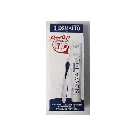 Curasept Biosmalto Carie Dentifricio 75 Ml + Spazzolino Protection - Dentifrici e gel - 974095907 - Curasept - € 7,90