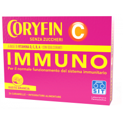 Coryfin C Immuno Senza Zucchero 24 Caramelle - Integratori per difese immunitarie - 982596811 - Coryfin - € 5,76