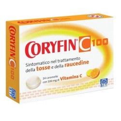 Coryfin C 100 Per Tosse e Raucedine 24 Caramelle - Farmaci per tosse secca e grassa - 012377053 - Coryfin - € 6,50