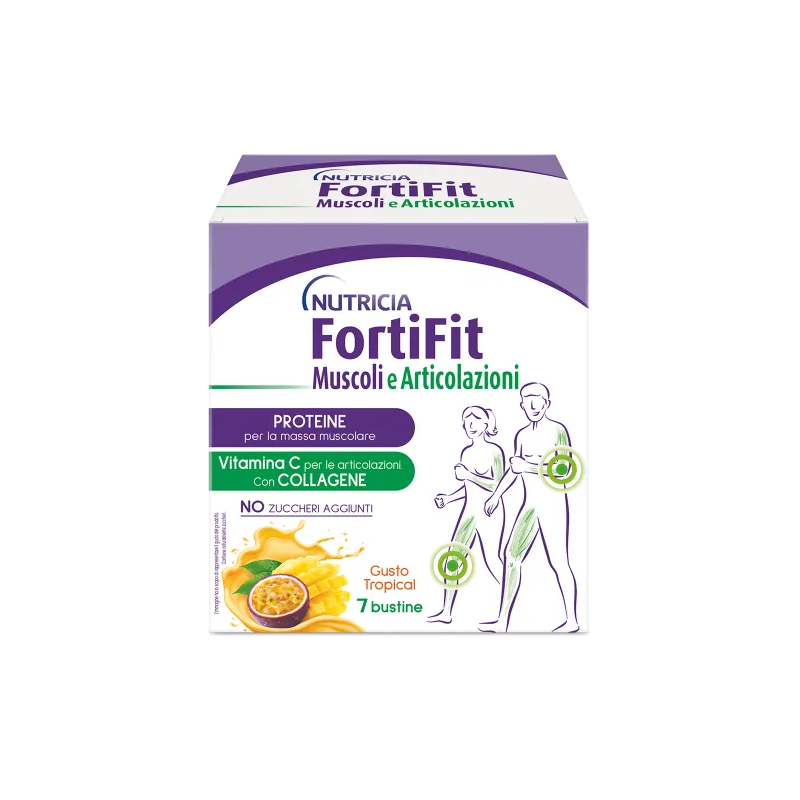 Fortifit Muscoli E Articolazioni Tropical 7 Bustine - Integratori per articolazioni ed ossa - 982451965 - Fortifit - € 9,05