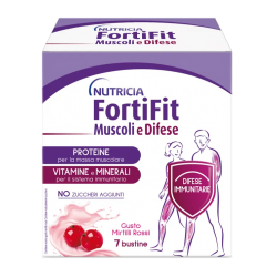 Fortifit Muscoli E Difese Immunitarie Mirtillo Rosso 7 Bustine Fortifit - 1