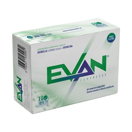 Biohealth Italia Evan 60 Compresse - Integratori drenanti e pancia piatta - 941801779 - Biohealth Italia - € 38,35