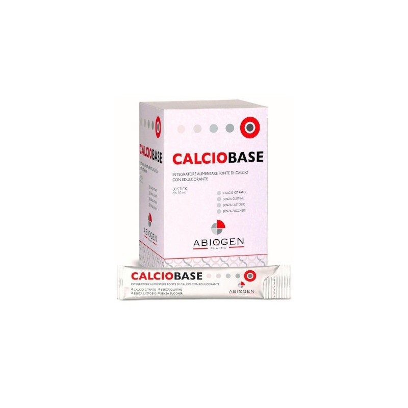 Abiogen Pharma Calciobase 30 Stick Da 10 Ml - Vitamine e sali minerali - 973145838 - Abiogen Pharma - € 13,18
