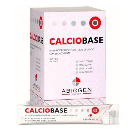 Abiogen Pharma Calciobase 30 Stick Da 10 Ml - Vitamine e sali minerali - 973145838 - Abiogen Pharma - € 13,37