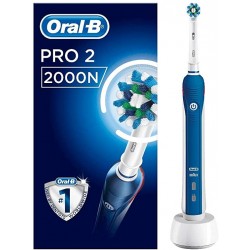 Oral-B Pro 2 Crossaction Spazzolino Elettrico Ricaricabile 2000N - Spazzolini elettrici e idropulsori - 973205166 - Oral-B - ...