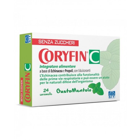 Coryfin C Senza Zucchero Mentolo 24 Caramelle - Caramelle - 937495479 - Coryfin - € 4,31