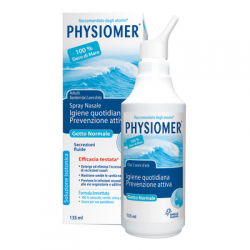 Physiomer Spray Nasale Con Getto Normale 135 Ml - Prodotti per la cura e igiene del naso - 931340780 - Physiomer - € 10,50