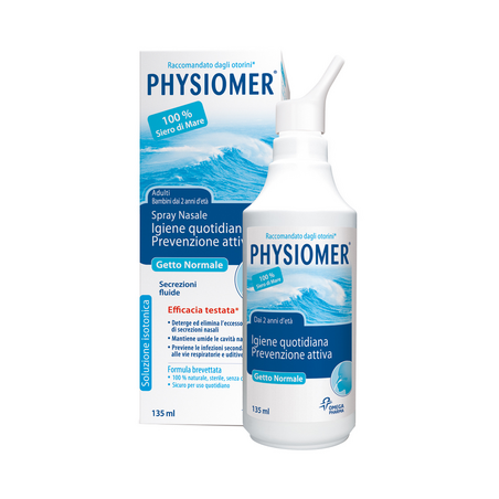 Physiomer Spray Nasale Con Getto Normale 135 Ml - Soluzioni Isotoniche - 931340780 - Physiomer - € 9,52