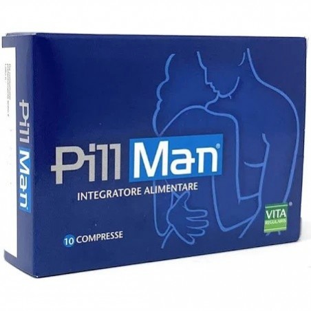 PillMan Integratore Stimolante Per L'Uomo 10 Compresse Pillman - 1 PillMan Integratore Stimolante Per L'Uomo 10 Compresse Pillman - 1