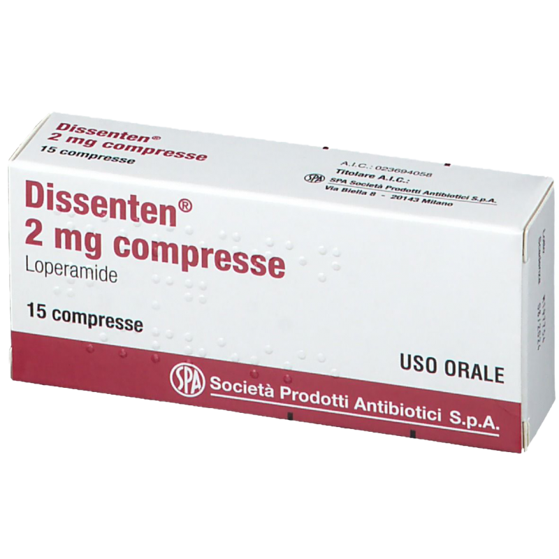 Dissenten 2 Mg Trattamento Sintomatico Della Diarrea 15 Compresse - Farmaci per diarrea - 023694058 - Dissenten - € 8,08