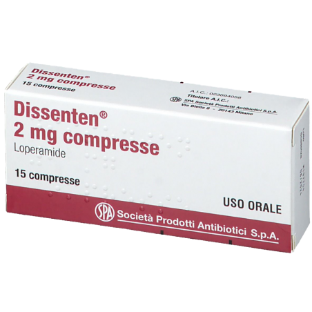 Dissenten 2 Mg Trattamento Sintomatico Della Diarrea 15 Compresse - Farmaci per diarrea - 023694058 - Dissenten - € 8,08