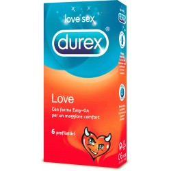 Durex Love Profilattici 6 Pezzi - Profilattici e Contraccettivi - 912380084 - Durex - € 5,40