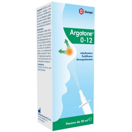 Argotone 0-12 Spray Per Detersione Nasale 20 Ml - Prodotti per la cura e igiene del naso - 981996008 - Argotone - € 11,65
