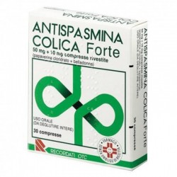 Antispasmina Colica Forte Spasmi Dell'Apparato Gastrointestinale 30 Compresse - Farmaci per bruciore e acidità di stomaco - 0...
