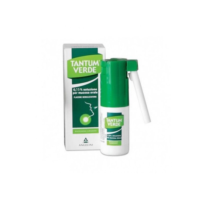 Tantum Verde 0,15% Spray Per Mucosa Orale 30 Ml - Farmaci per mal di gola - 022088064 - Tantum Verde - € 5,29