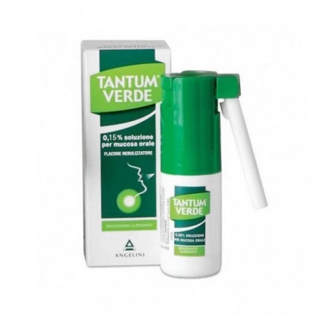 Tantum Verde 0,15% Spray Per Mucosa Orale 30 Ml Tantum Verde - 1 Tantum Verde 0,15% Spray Per Mucosa Orale 30 Ml Tantum Verde - 1