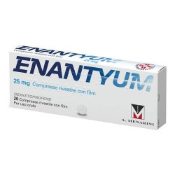 Enantyum 25 mg Per Dolori 20 Compresse Rivestite - Farmaci per mal di denti - 033656036 - Enantyum