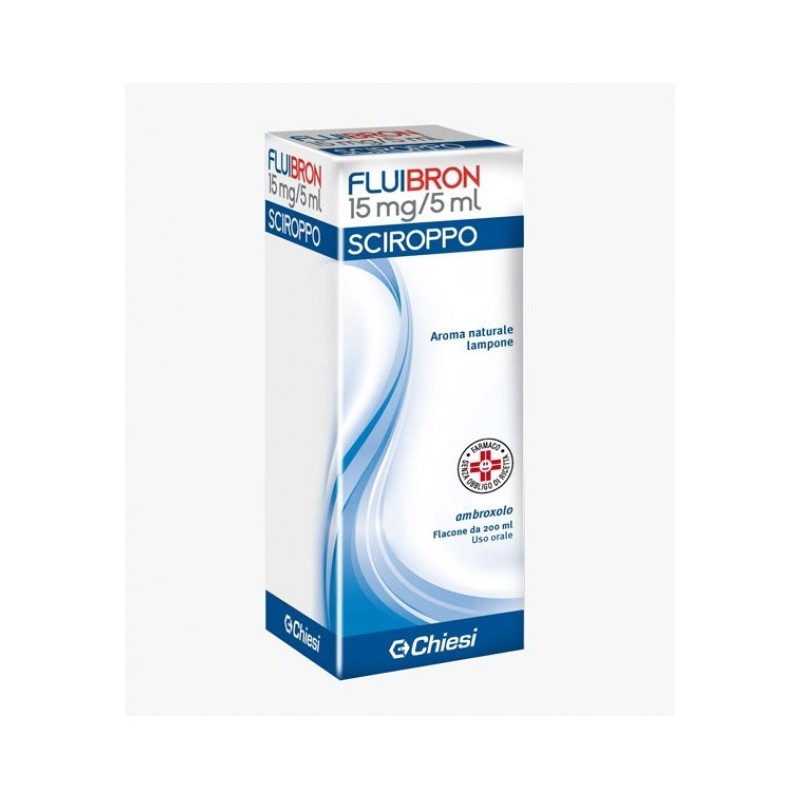 Fluibron 15 Mg/5 Ml Sciroppo Lampone Tosse Grassa 200 Ml - Farmaci per tosse secca e grassa - 024596037 - Fluibron - € 6,61