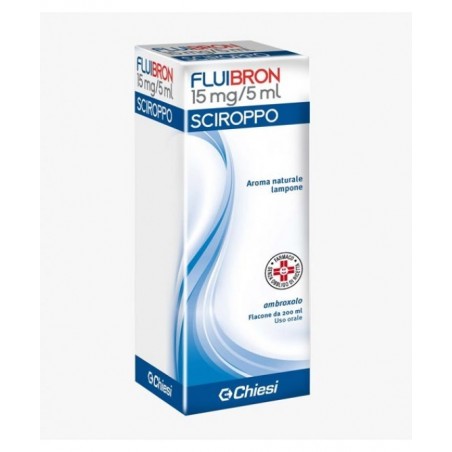 Fluibron 15 Mg/5 Ml Sciroppo Lampone Tosse Grassa 200 Ml - Farmaci per tosse secca e grassa - 024596037 - Fluibron - € 7,19