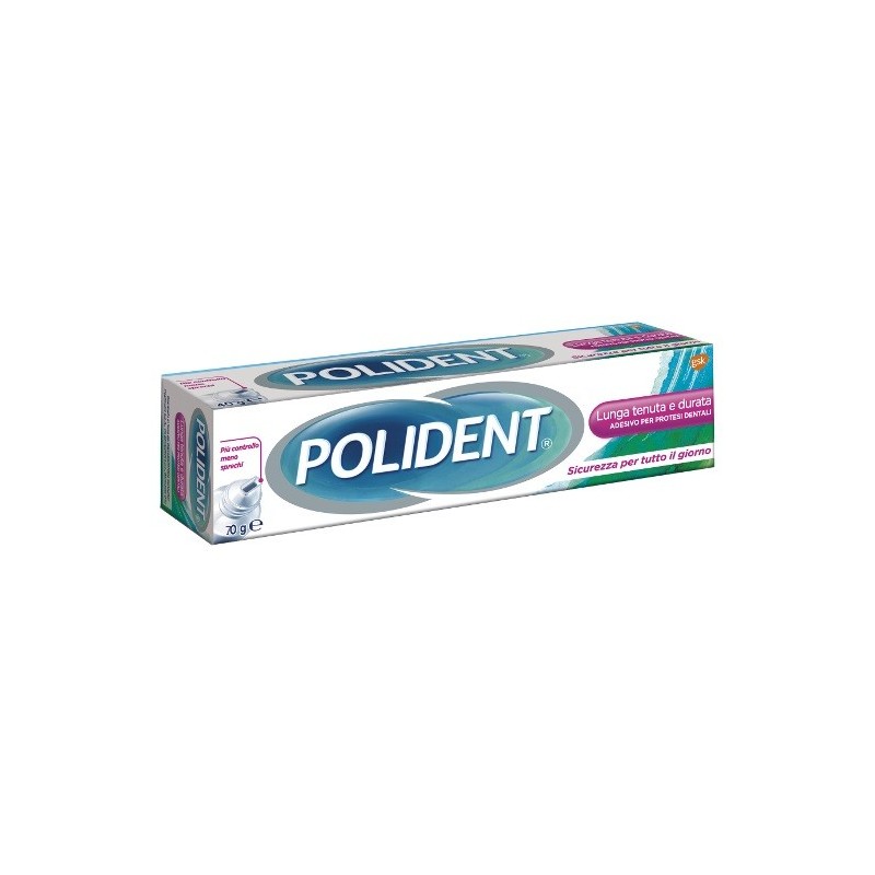 Polident Lunga Tenuta Adesivo Per Protesi Dentale Comfort Assicurato 70 G - Prodotti per dentiere ed apparecchi ortodontici -...