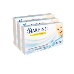 Narhinel Soluzione Fisiologica 3x20 Flaconcini + Aspiratore Nasale - Prodotti per la cura e igiene del naso - 980436962 - Nar...