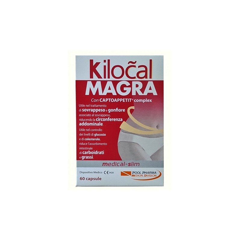 Kilocal Magra Integratore Per Il Trattamento Di Sovrappeso 60 Capsule - Integratori - 935621730 - Kilocal - € 34,05