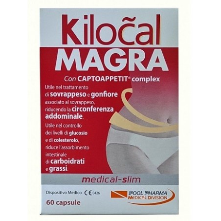 Kilocal Magra Integratore Per Il Trattamento Di Sovrappeso 60 Capsule Kilocal - 1 Kilocal Magra Integratore Per Il Trattamento Di Sovrappeso 60 Capsule Kilocal - 1