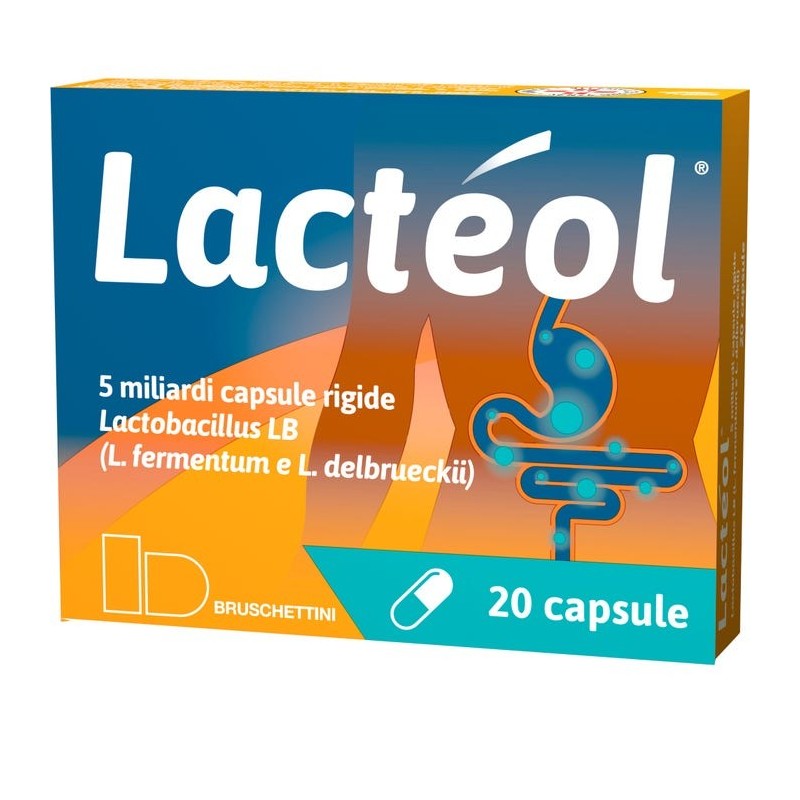 Lacteol 5 Miliardi Sindromi Diarroiche 20 Capsule Rigide - Fermenti lattici - 028962013 - Lacteol - € 14,90