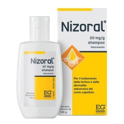 Nizoral 20mg/g Shampoo Per Forfora E Dermatite Seborroica 100 G - Trattamenti per dermatite seborroica e psoriasi - 024964140...