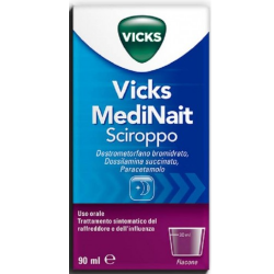 Vicks Medinait Sciroppo 90 Ml - Farmaci per tosse secca e grassa - 024449050 - Vicks