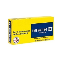 Preparazione H 23Mg Emorroidi Esterne E Ragadi Anali 12 Supposte - Farmaci per emorroidi e ragadi - 017389065 - Preparazione ...