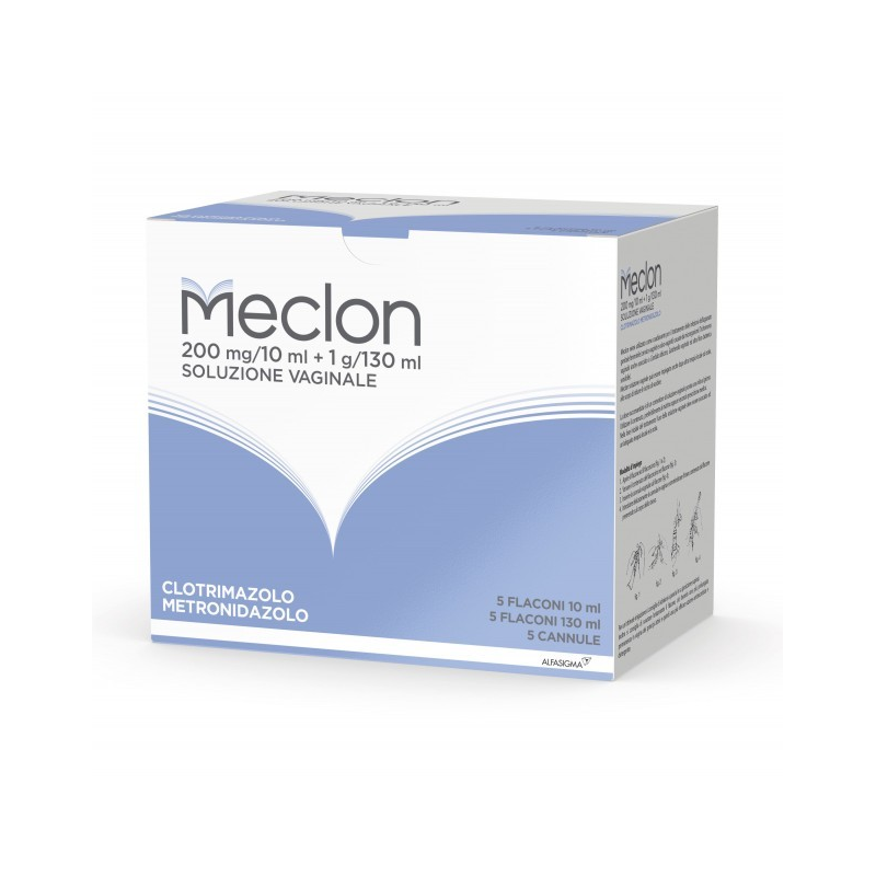 Meclon Soluzione Vaginale 5 x 10 Ml + 5 x 130 Ml - Farmaci ginecologici - 023703059 - Meclon - € 15,43