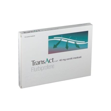 TransAct Lat 40 Mg Cerotti Medicati 10 Cerotti - Farmaci per dolori muscolari e articolari - 028741015 - Transact - € 19,30