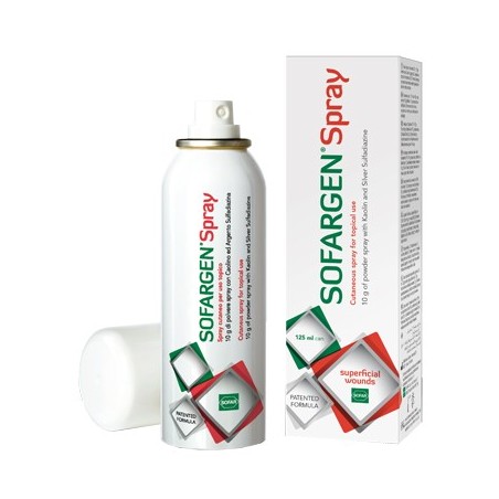 Sofargen Spray Medicazione In Polvere Con Argento Sulfadiazina 125 Ml - Medicazioni - 921773836 - Sofar - € 13,93