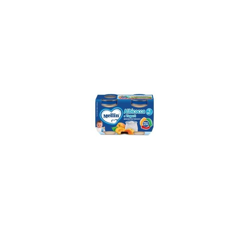 Mellin Merenda Yogurt Albicocca 2x120 G - Alimentazione e integratori - 938146786 - Mellin - € 2,49
