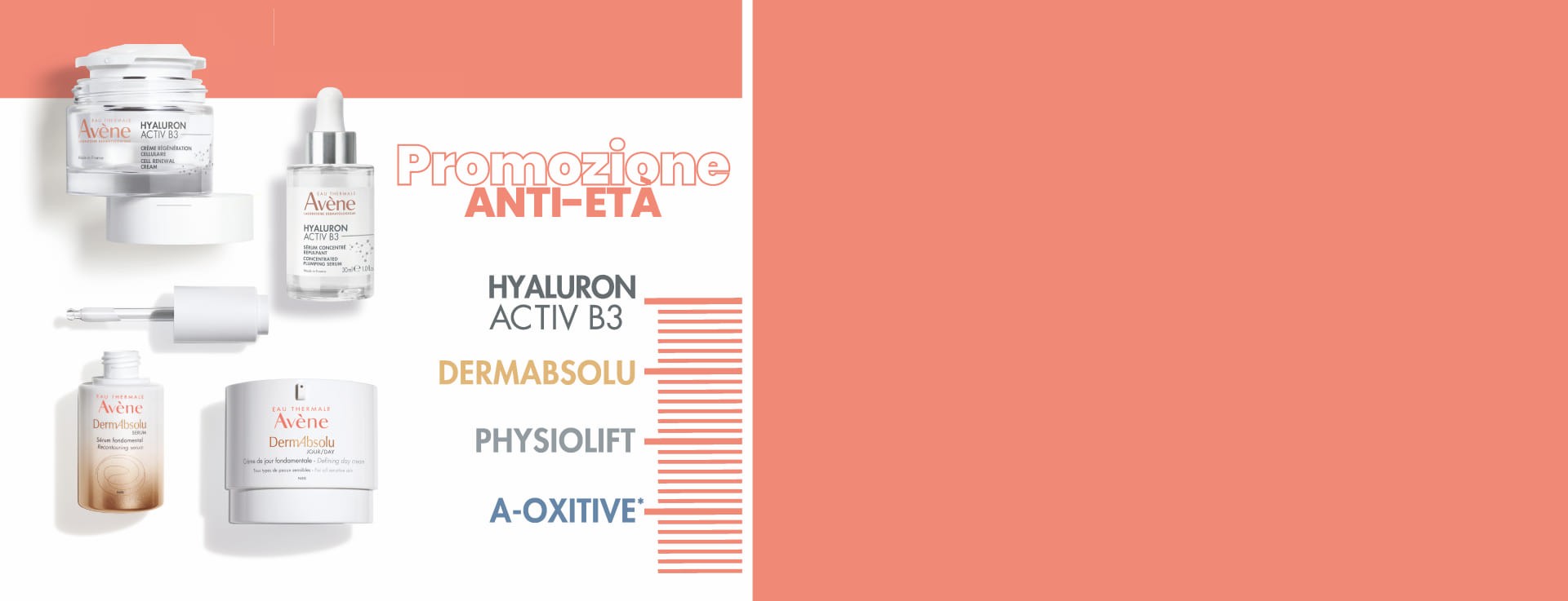 white|Approfitta degli sconti sulla linea anti-età Avène!